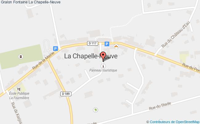 plan Fontaine La Chapelle-neuve La Chapelle-Neuve