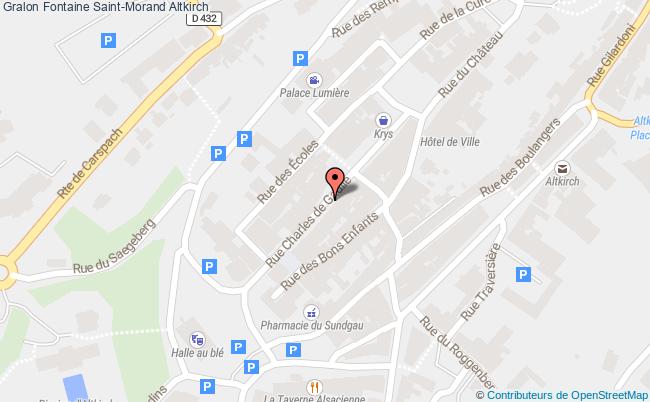 plan Fontaine Saint-morand Altkirch Altkirch