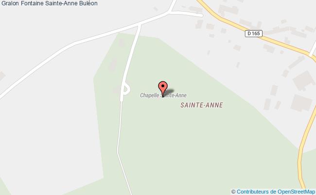 plan Fontaine Sainte-anne Buléon Buléon