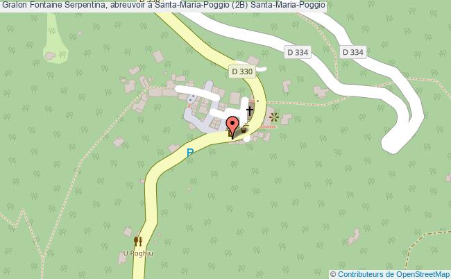 plan Fontaine Serpentina, Abreuvoir à Santa-maria-poggio (2b) Santa-maria-poggio Santa-Maria-Poggio