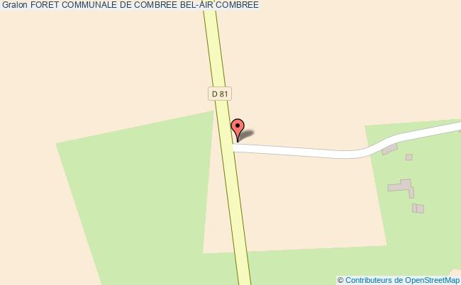 plan Foret Communale De Combree Bel-air Combree COMBREE