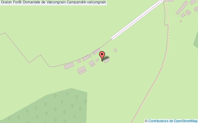 plan Forêt Domaniale De Valcongrain Campandré-valcongrain Campandré-valcongrain