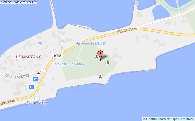 plan Fort Ars-en-ré Ars-en-Ré