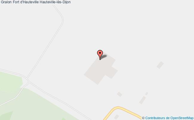 plan Fort D'hauteville Hauteville-lès-dijon Hauteville-lès-Dijon
