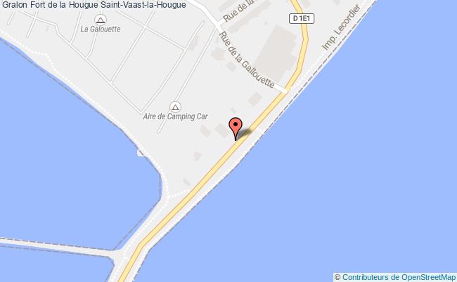 plan Fort De La Hougue Saint-vaast-la-hougue Saint-Vaast-la-Hougue