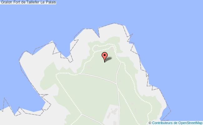 plan Fort De Taillefer Le Palais Le Palais