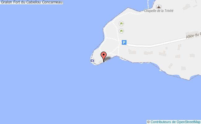 plan Fort Du Cabellou Concarneau Concarneau