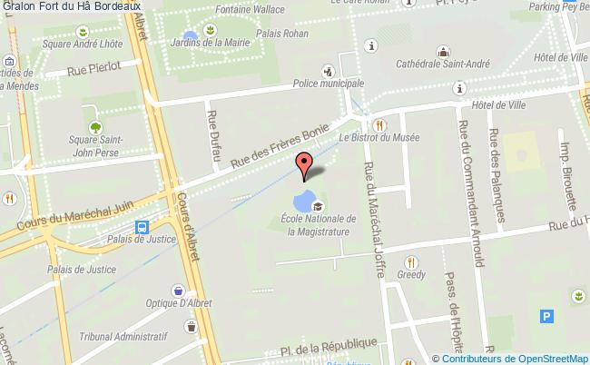 plan Fort Du Hâ Bordeaux Bordeaux