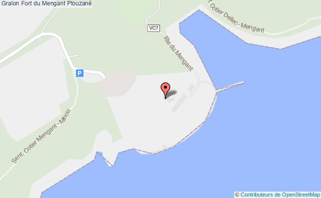 plan Fort Du Mengant Plouzané Plouzané