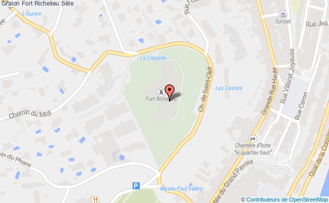 plan Fort Richelieu Sète Sète