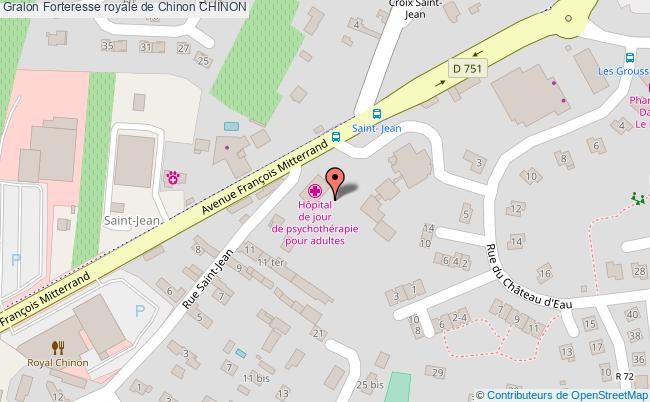 plan Forteresse Royale De Chinon Chinon CHINON