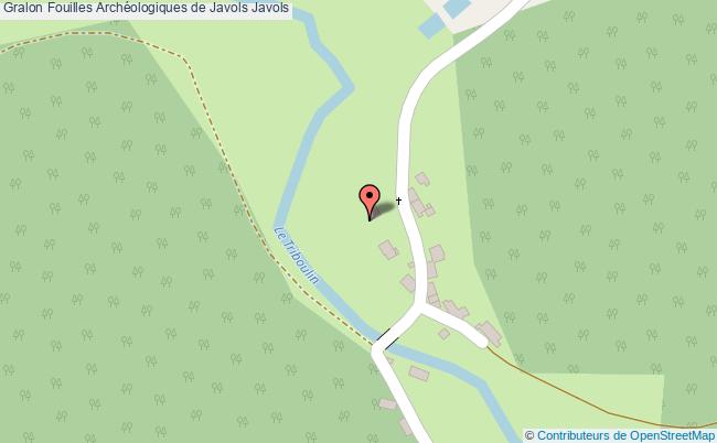plan Fouilles Archéologiques De Javols Javols Javols
