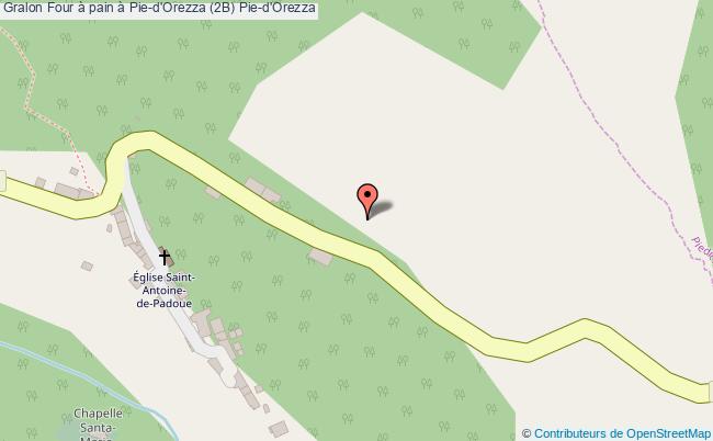 plan Four à Pain à Pie-d'orezza (2b) Pie-d'orezza Pie-d'Orezza