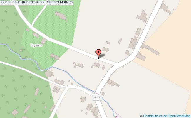 plan Four Gallo-romain De Morizès Morizes Morizes