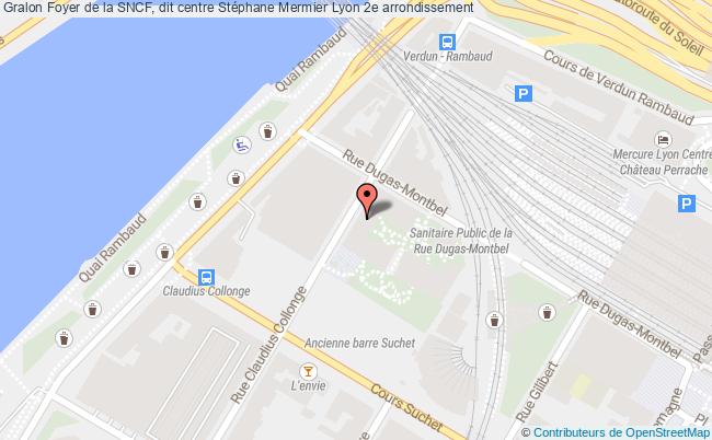 plan Foyer De La Sncf, Dit Centre Stéphane Mermier Lyon 2e Arrondissement Lyon 2e arrondissement