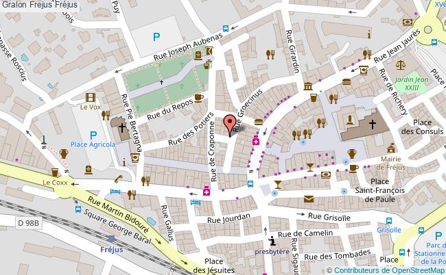 plan Frejus Fréjus Fréjus