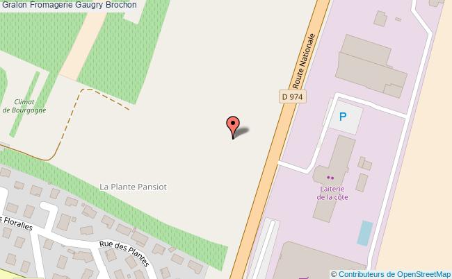 plan Fromagerie Gaugry Brochon Brochon