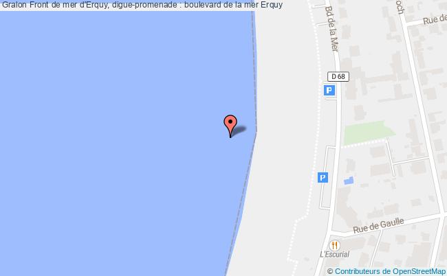 plan Front De Mer D'erquy, Digue-promenade : Boulevard De La Mer Erquy Erquy