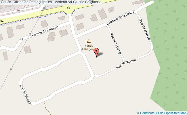 plan Galerie De Photographies - Addend'art Galerie Seignosse Seignosse