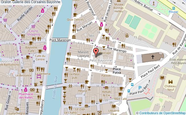 plan Galerie Des Corsaires Bayonne Bayonne