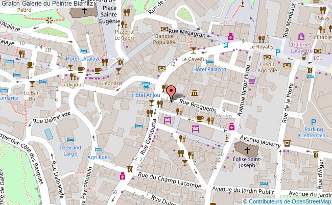 plan Galerie Du Peintre Biarritz Biarritz