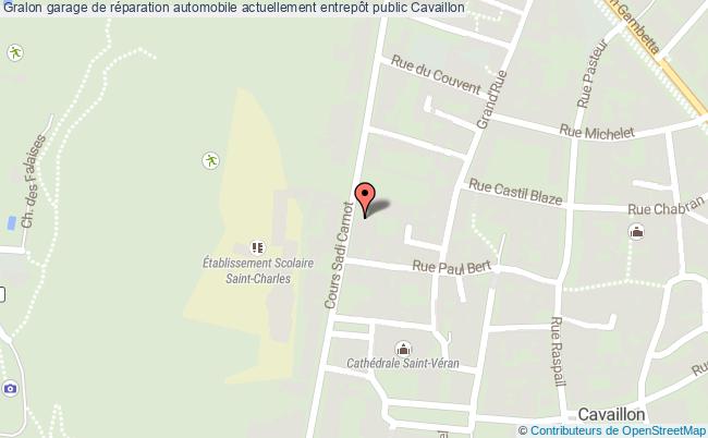 plan Garage De Réparation Automobile Actuellement Entrepôt Public Cavaillon Cavaillon