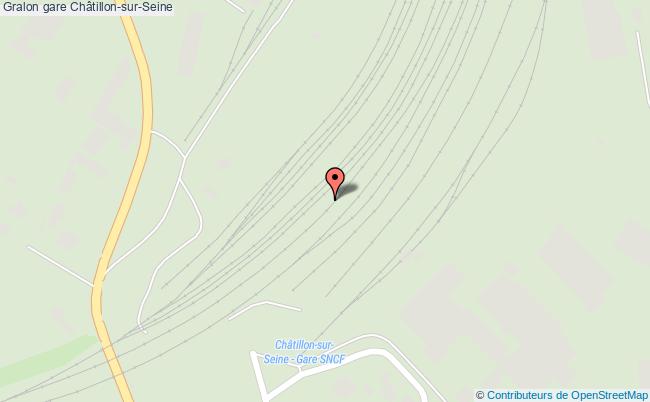 plan Gare Châtillon-sur-seine Châtillon-sur-Seine