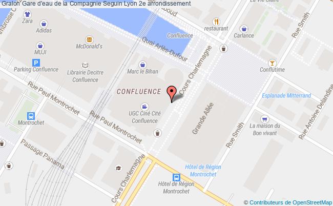 plan Gare D'eau De La Compagnie Seguin Lyon 2e Arrondissement Lyon 2e arrondissement