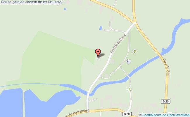 plan Gare De Chemin De Fer Douadic Douadic