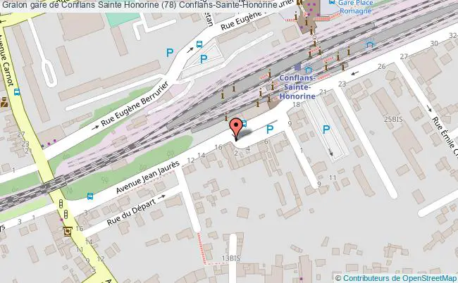 plan Gare De Conflans Sainte Honorine (78) Conflans-sainte-honorine Conflans-Sainte-Honorine