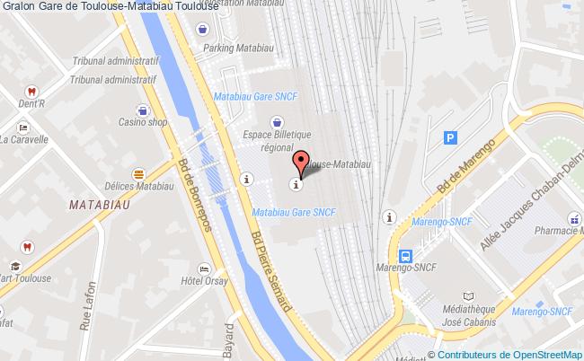 plan Gare De Toulouse-matabiau Toulouse Toulouse