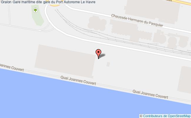 plan Gare Maritime Dite Gare Du Port Autonome Le Havre Le Havre