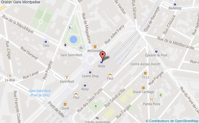 plan Gare Montpellier Montpellier