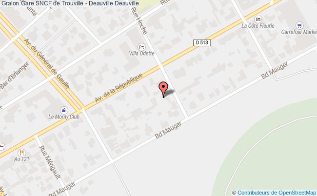 plan Gare Sncf De Trouville - Deauville Deauville Deauville