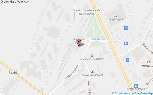 plan Gare Valençay Valençay