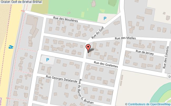 plan Golf De Brehal Bréhal Bréhal