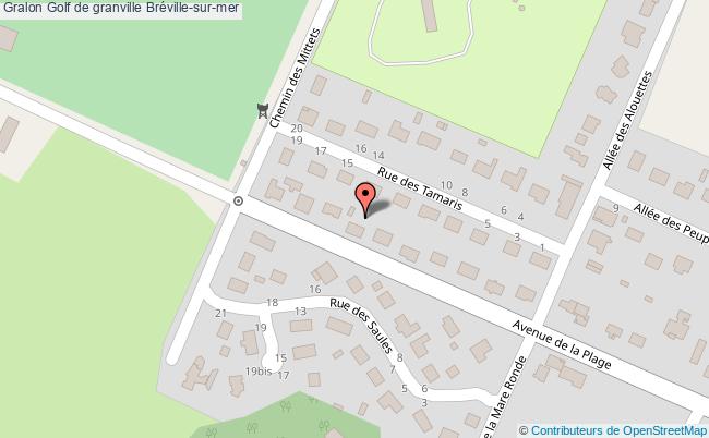 plan Golf De Granville Bréville-sur-mer Bréville-sur-mer