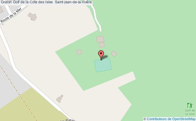 plan Golf De La Cote Des Isles  Saint-jean-de-la-rivière Saint-jean-de-la-rivière