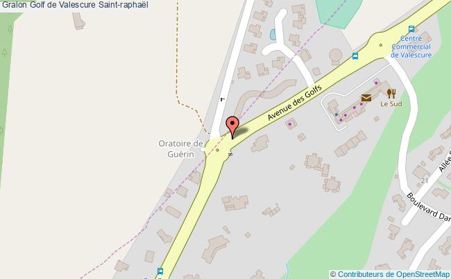 plan Golf De Valescure Saint-raphaël Saint-raphaël