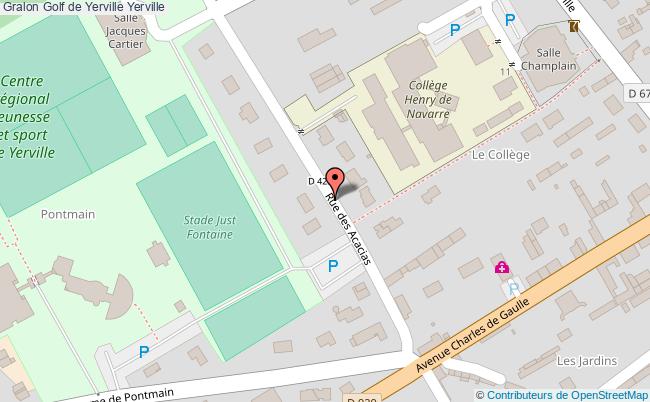 plan Golf De Yerville Yerville Yerville