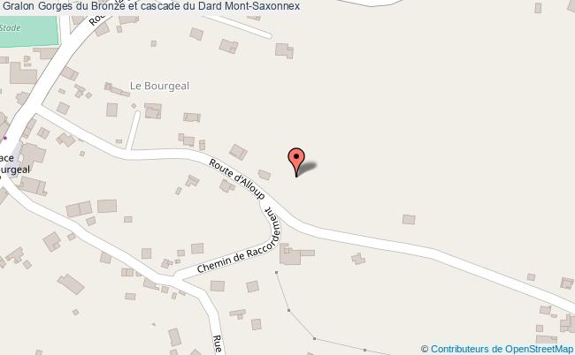 Gorges du Bronze et cascade du Dard