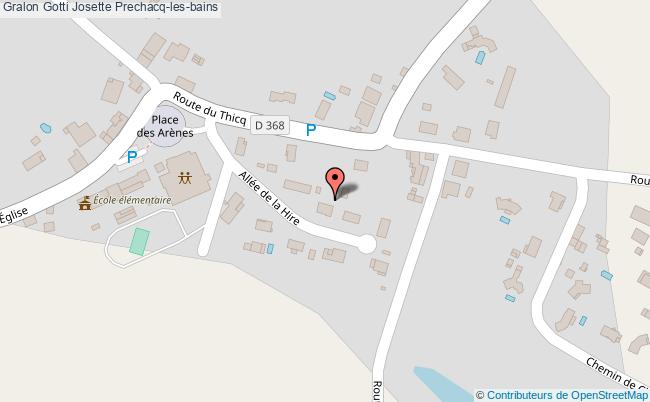 plan Gotti Josette Prechacq-les-bains Prechacq-les-bains