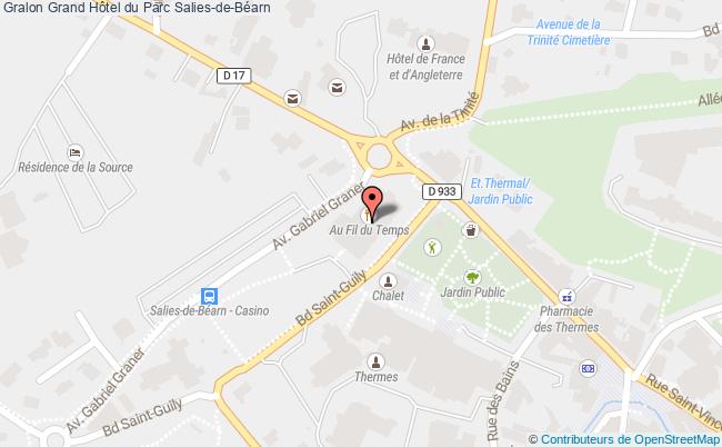 plan Grand Hôtel Du Parc Salies-de-béarn Salies-de-Béarn