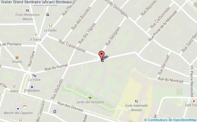 plan Grand Séminaire (ancien) Bordeaux Bordeaux