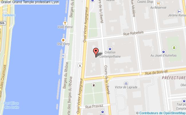 plan Grand Temple Protestant Lyon Lyon