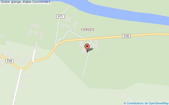 plan Grange, étable Concremiers Concremiers