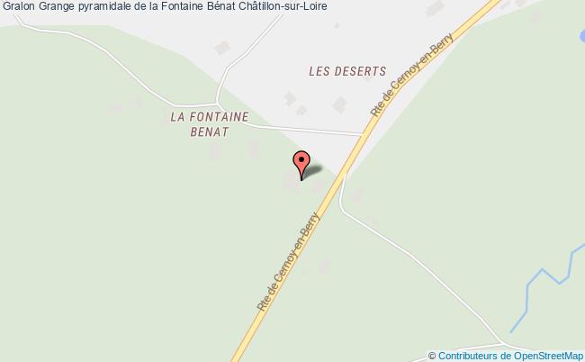 plan Grange Pyramidale De La Fontaine Bénat Châtillon-sur-loire Châtillon-sur-Loire