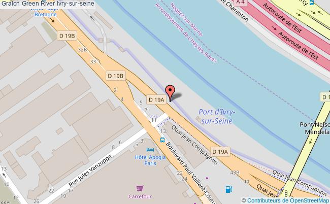 plan Green River Ivry-sur-seine Ivry-sur-seine