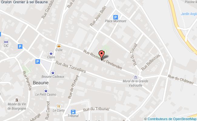 plan Grenier à Sel Beaune Beaune
