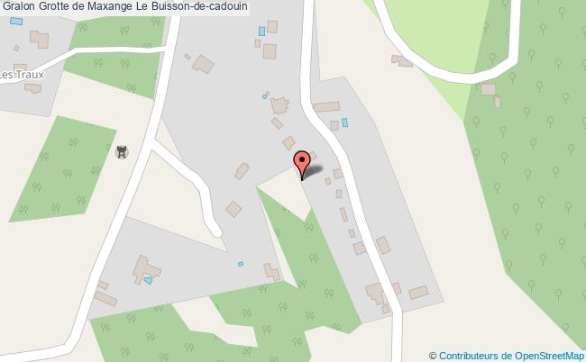 plan Grotte De Maxange Le Buisson-de-cadouin Le Buisson-de-cadouin